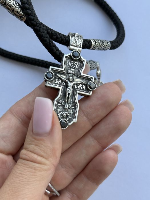 Крестик серебряный