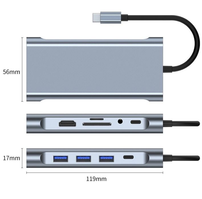 Хаб мультифункціональний USB універсальний
