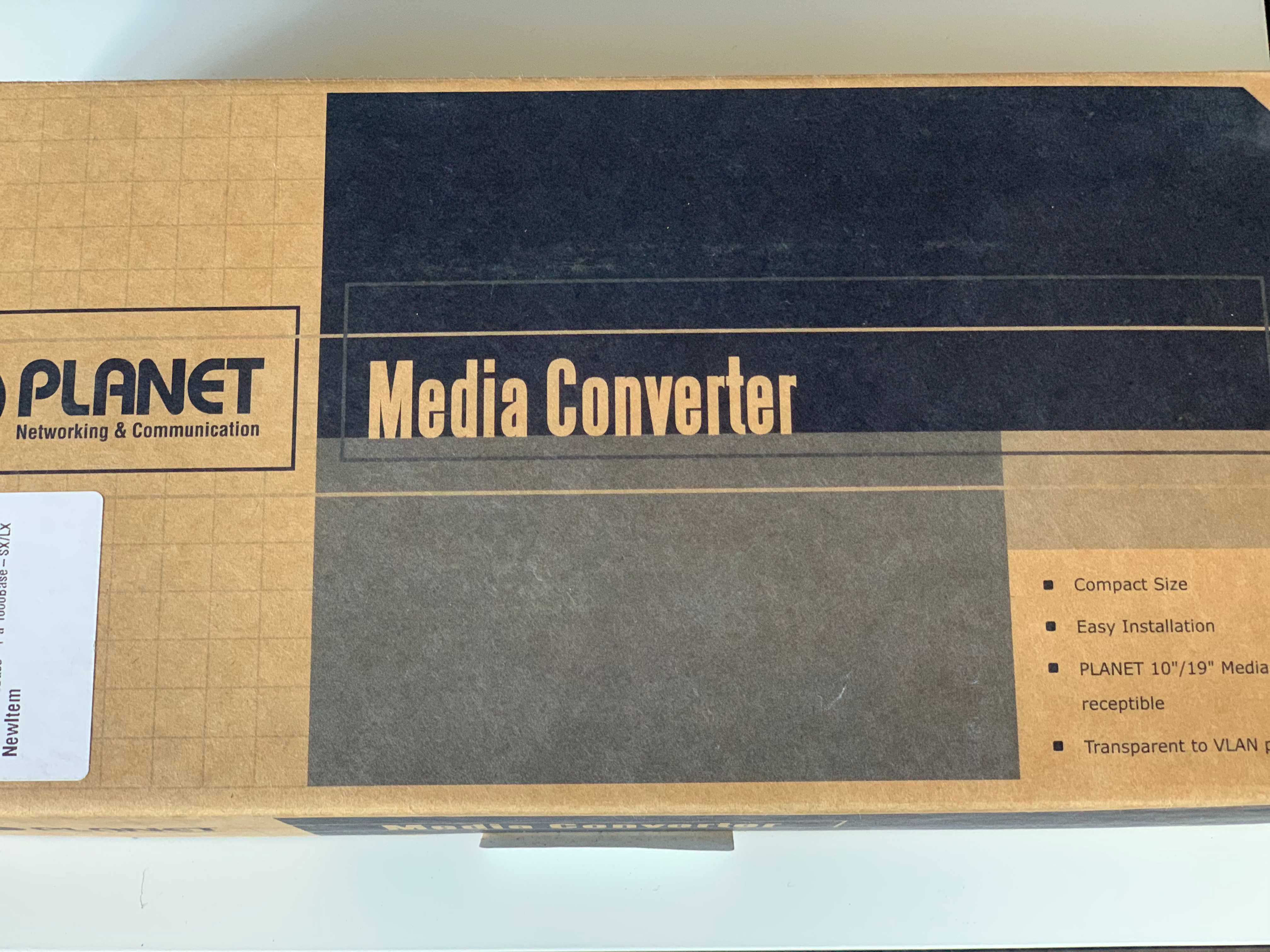 Conversor de mídia de rede PLANET GT-802