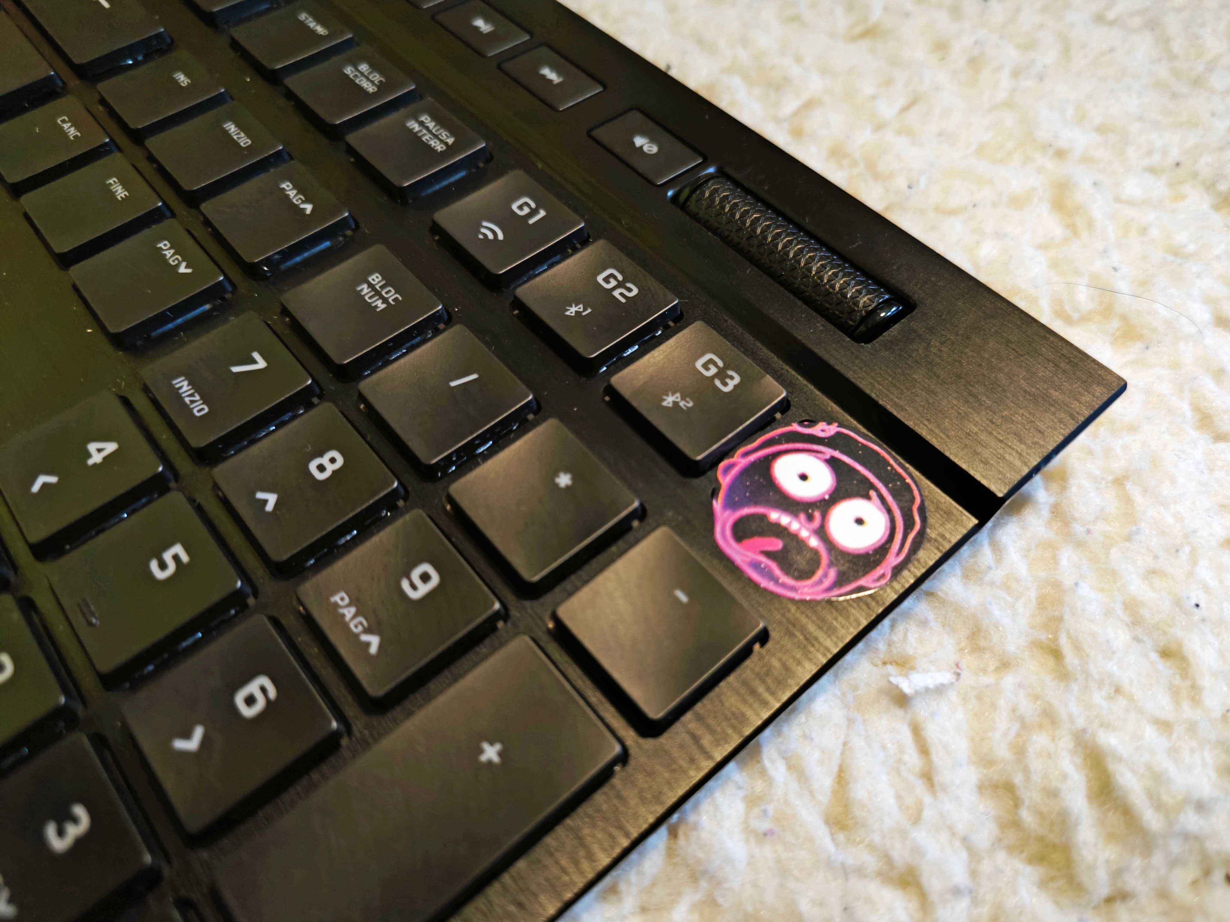 Klawiatura Corsair K100 Air Wireless RGB - Italiano