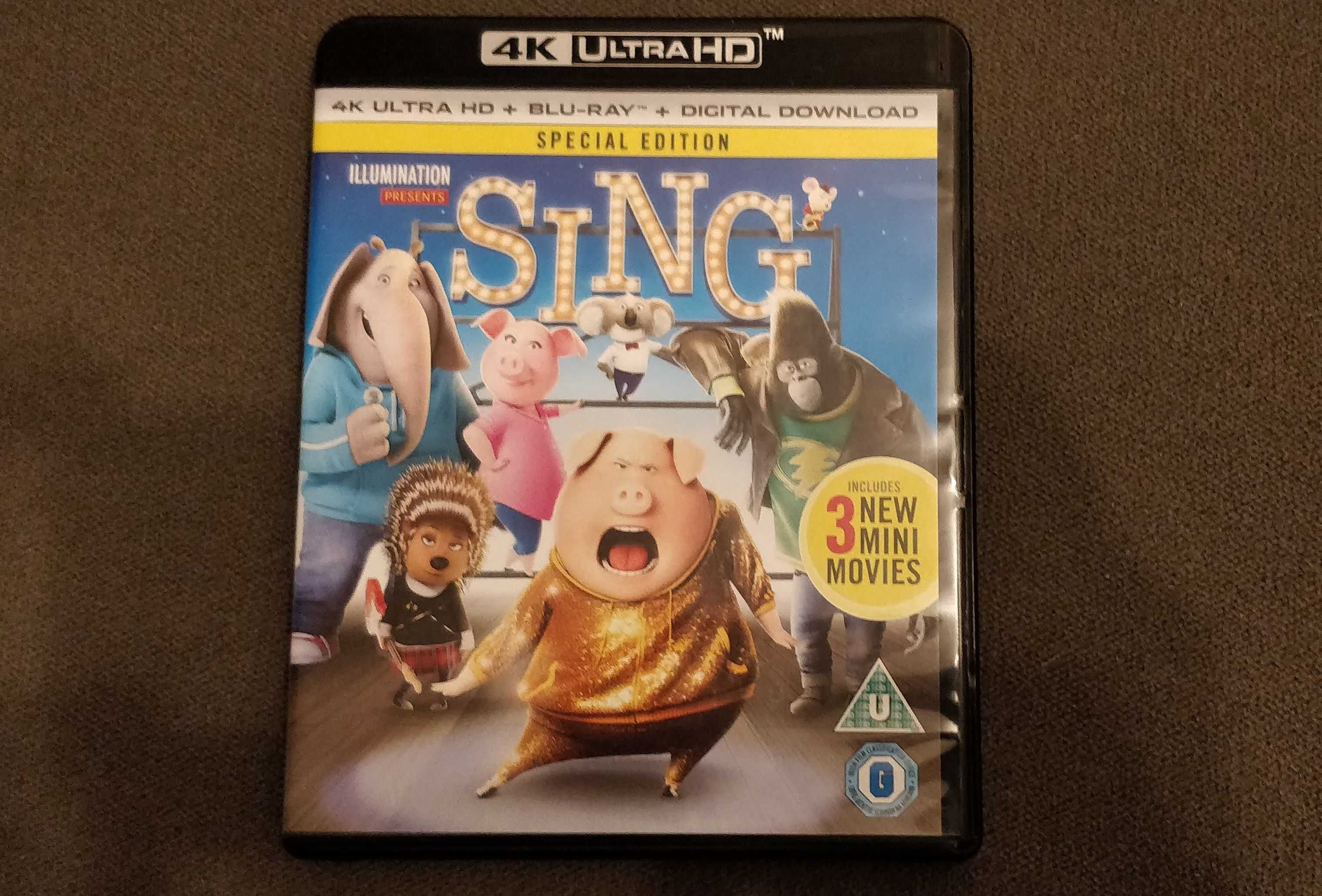 Sing bajka 4K UHD + Blu-Ray