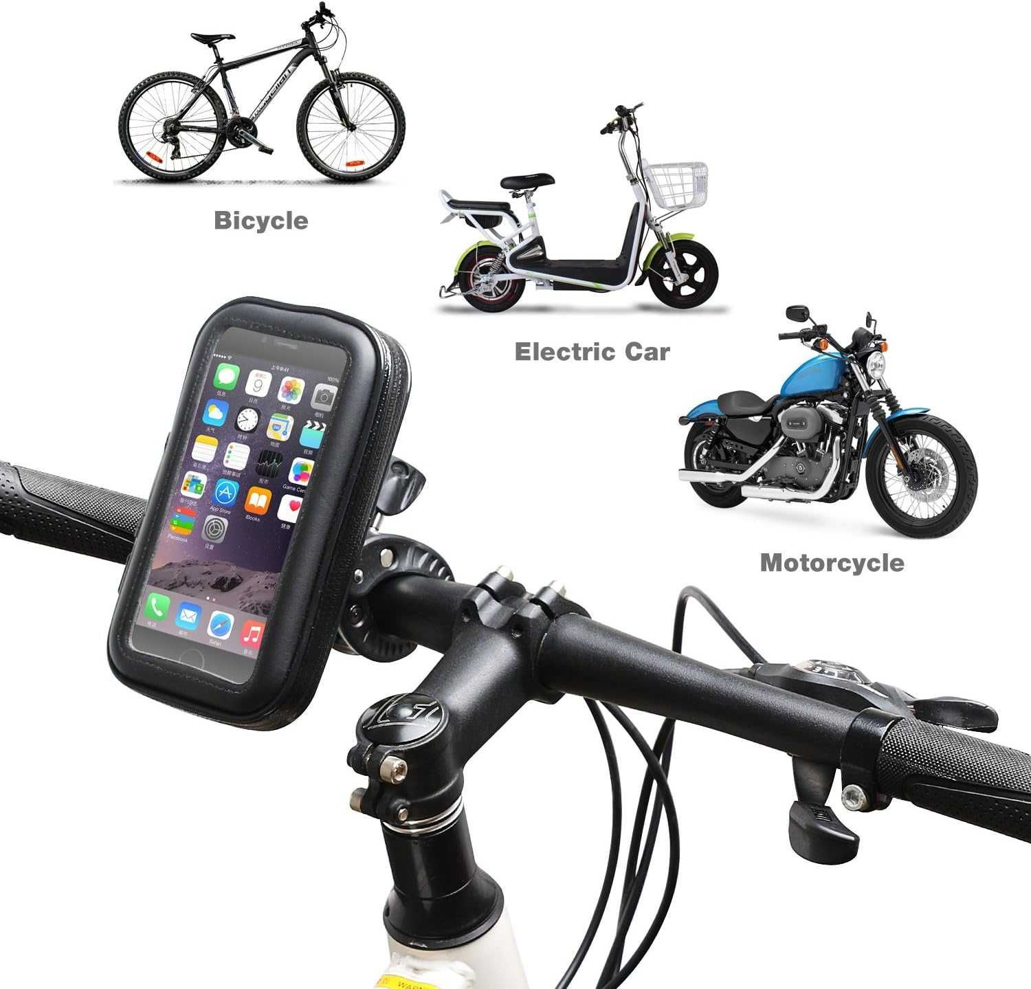 Uchwyt rowerowy WODOODPORNY motocyklowy telefon na rower motor AEMIAO