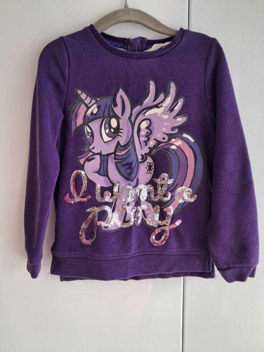 Nowość 2025:) bluza My Little Pony H&M roz 110/116