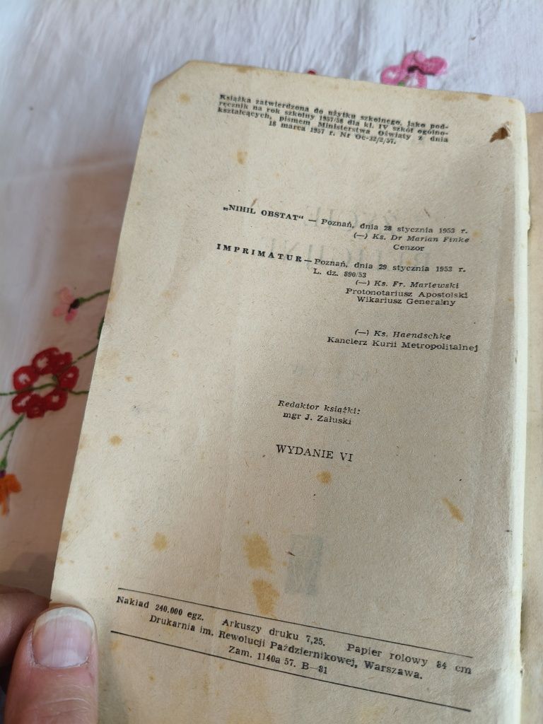 Stary podręcznik do religii życie religijne 41