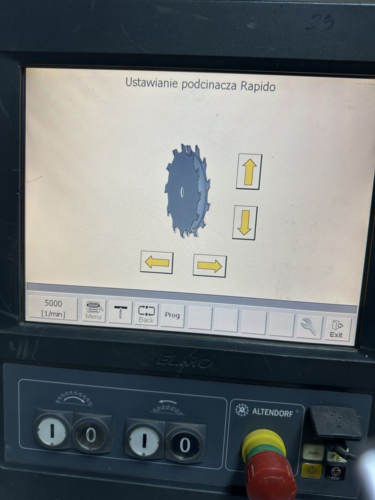 Piła formatowa, formatówka, CNC, Altendorf F45 ELMODRIVE