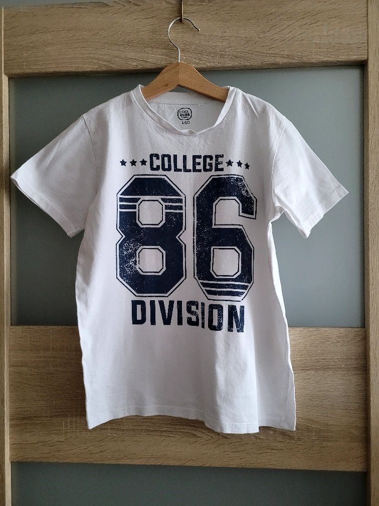 Koszulka t-shirt biały Smyk Cool Club roz.140