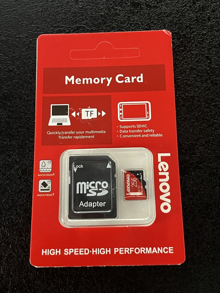 Karta Pamieci Lenovo 256 GB micro SD + Adapter wysylka Olx