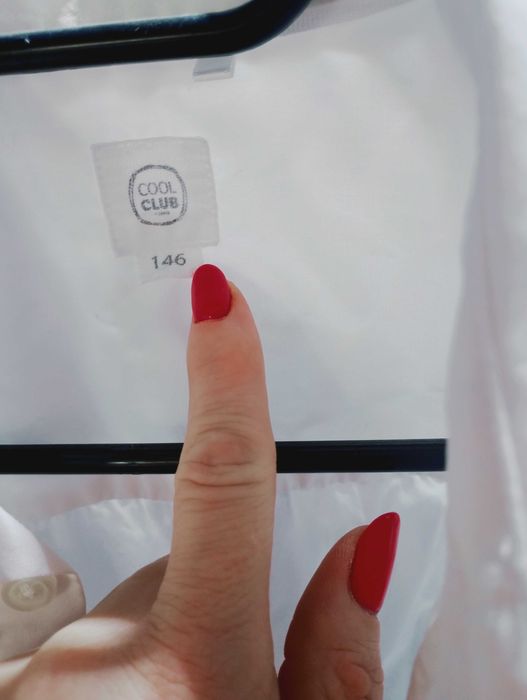 Koszula biala kurtki rękaw