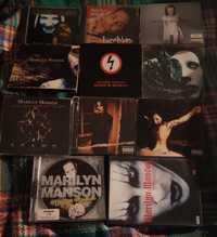 Vários discos de Marilyn Manson incluindo raridades