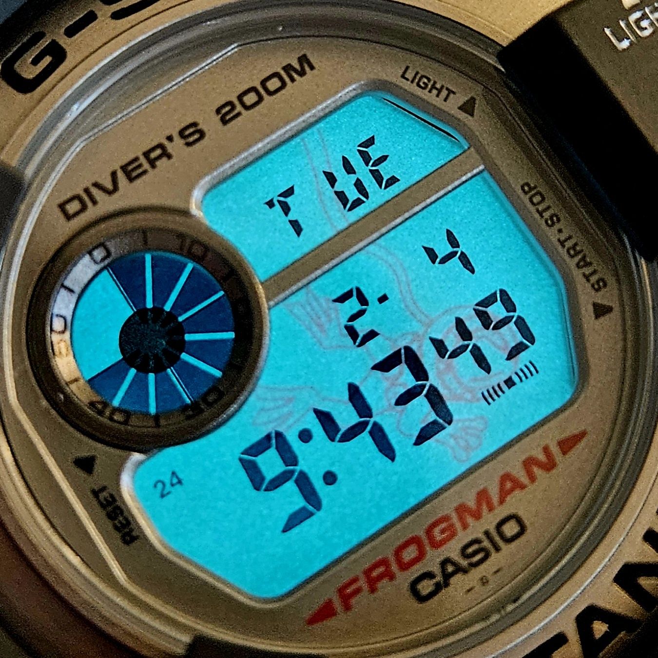DW-8200 Frogman Diver's vintage-G Casio G-shock 1999