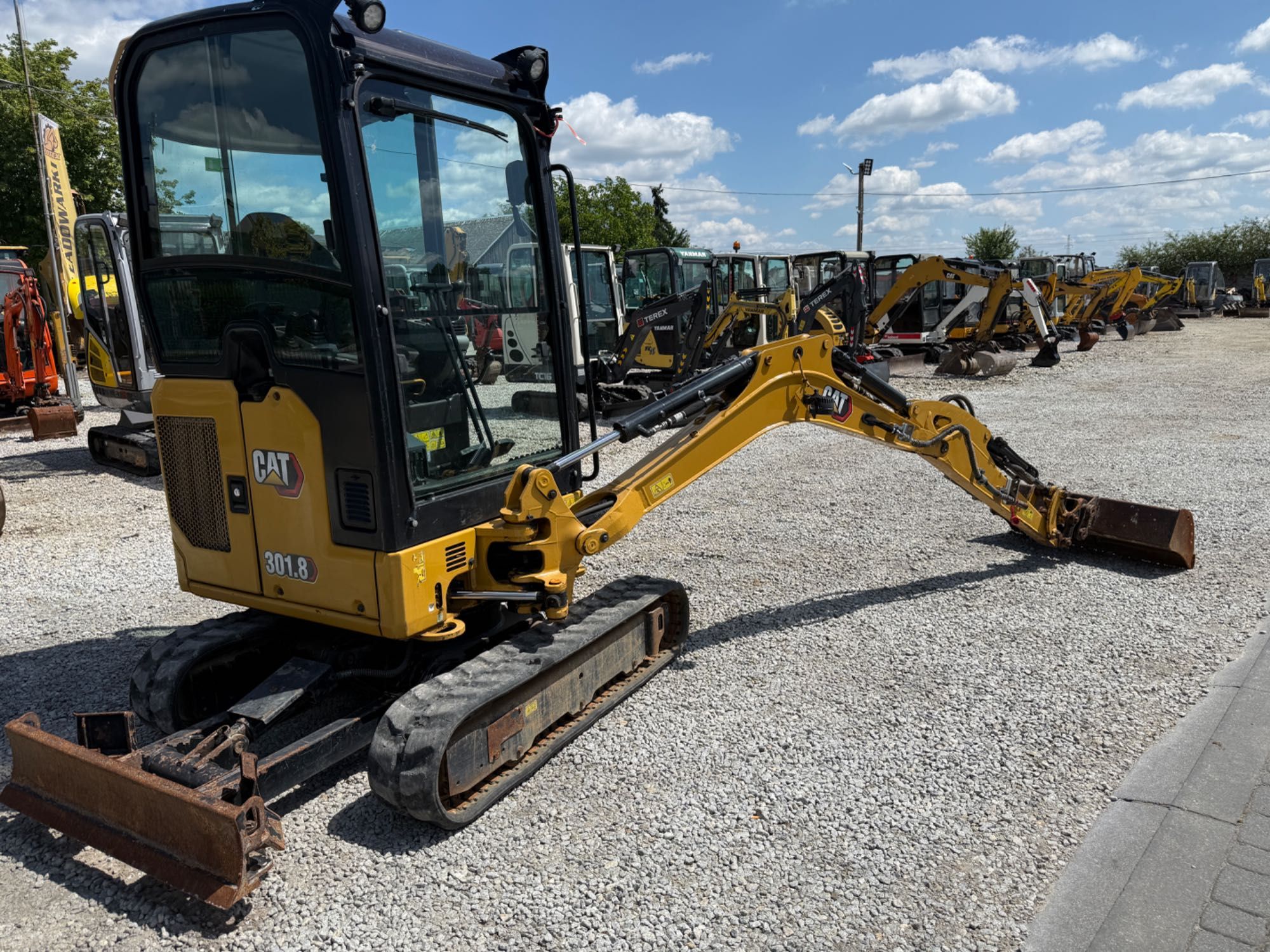 Mini koparka CAT 301.8  z 2020r. 3 łyżki 1,8 tony 1 WŁ Salon POLSKA