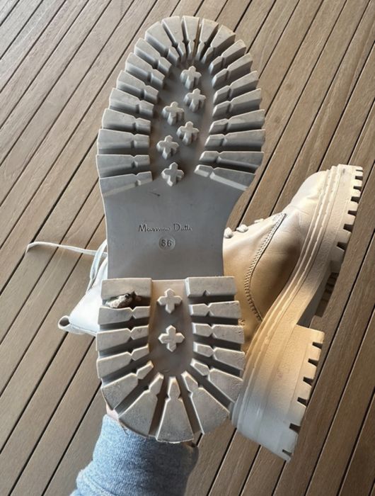 Combat boots Massimo Dutti