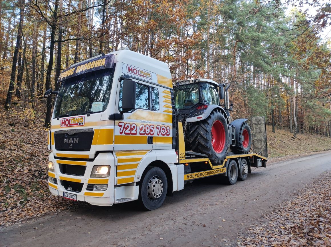 Pomoc drogowa,transport ciągników,maszyn rolniczych,budowlanych,hol-au