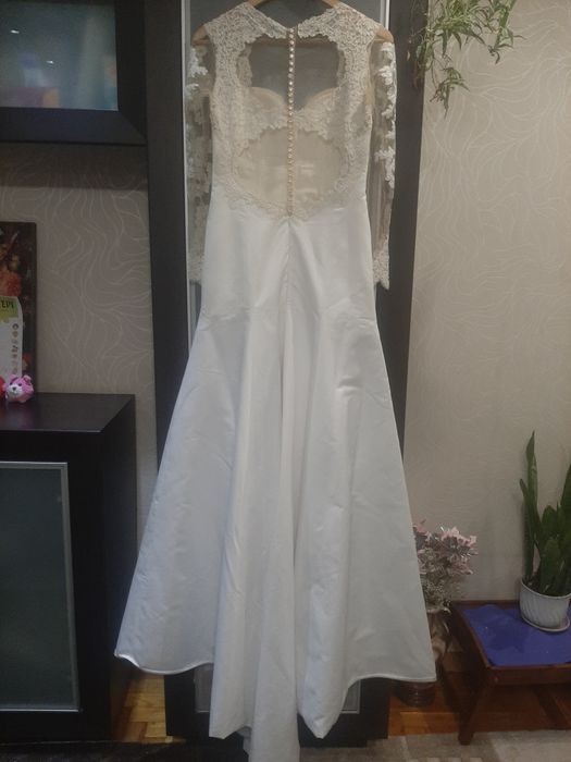 Свадебне плаття рибка + фата