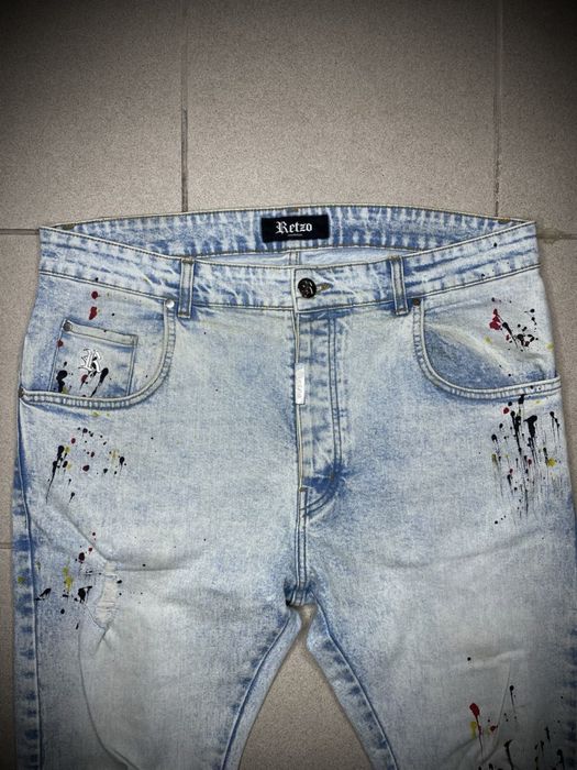 Calças de Ganga Retzo Azuis Claras