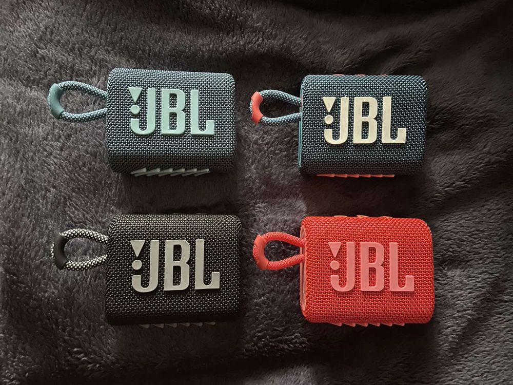 Портативная колонка JBL GO 3 red, blue, black