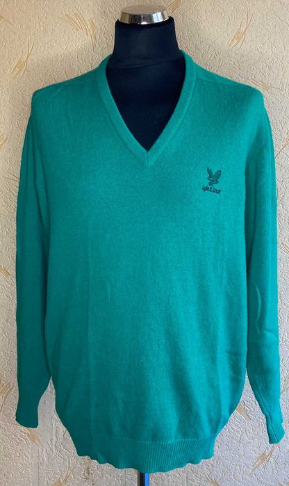 Sweter Lyle & Scott vintage roz. 2XL