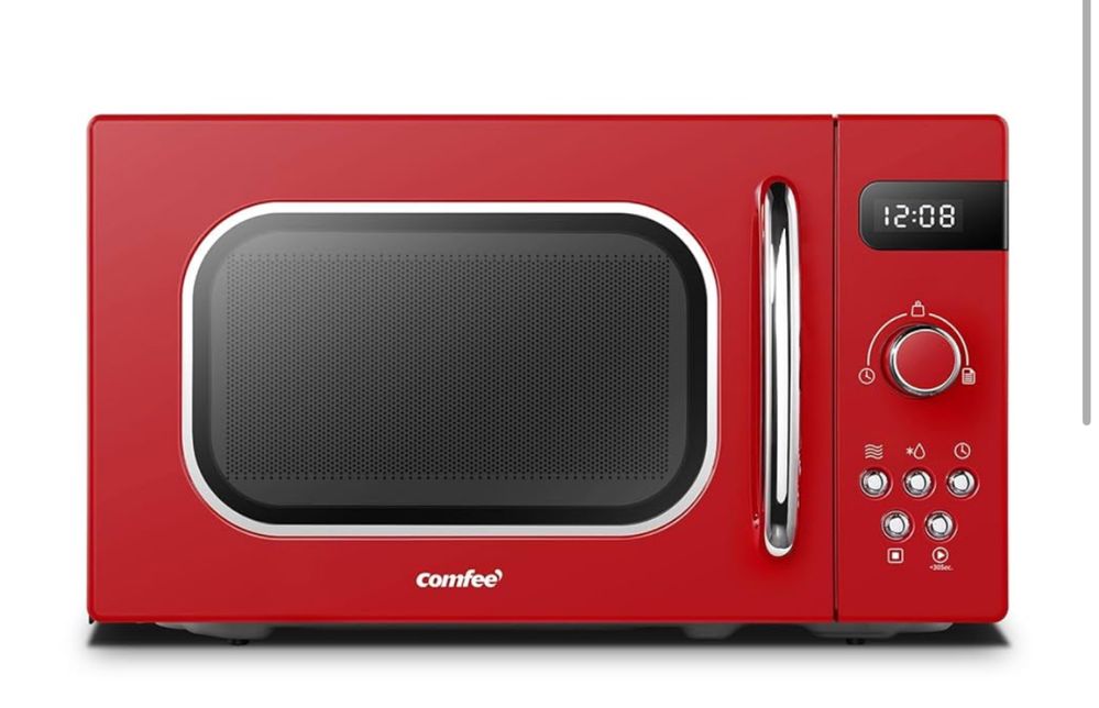 Mikrofala czerwona RETRO COMFEE 800W