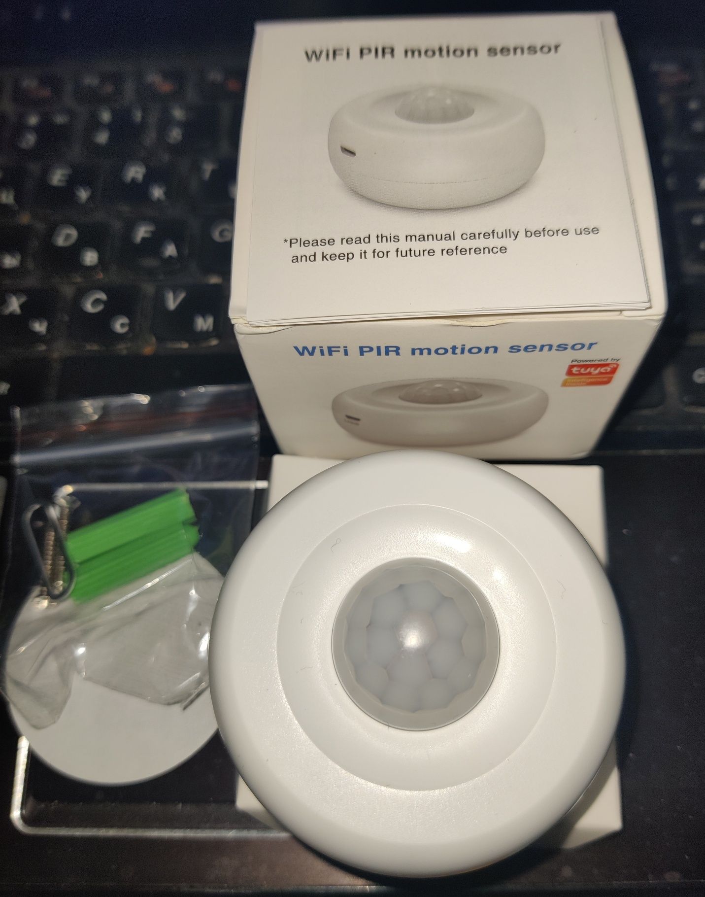 Датчик движения WiFi PIR Monitor Sensor Tuya, новый