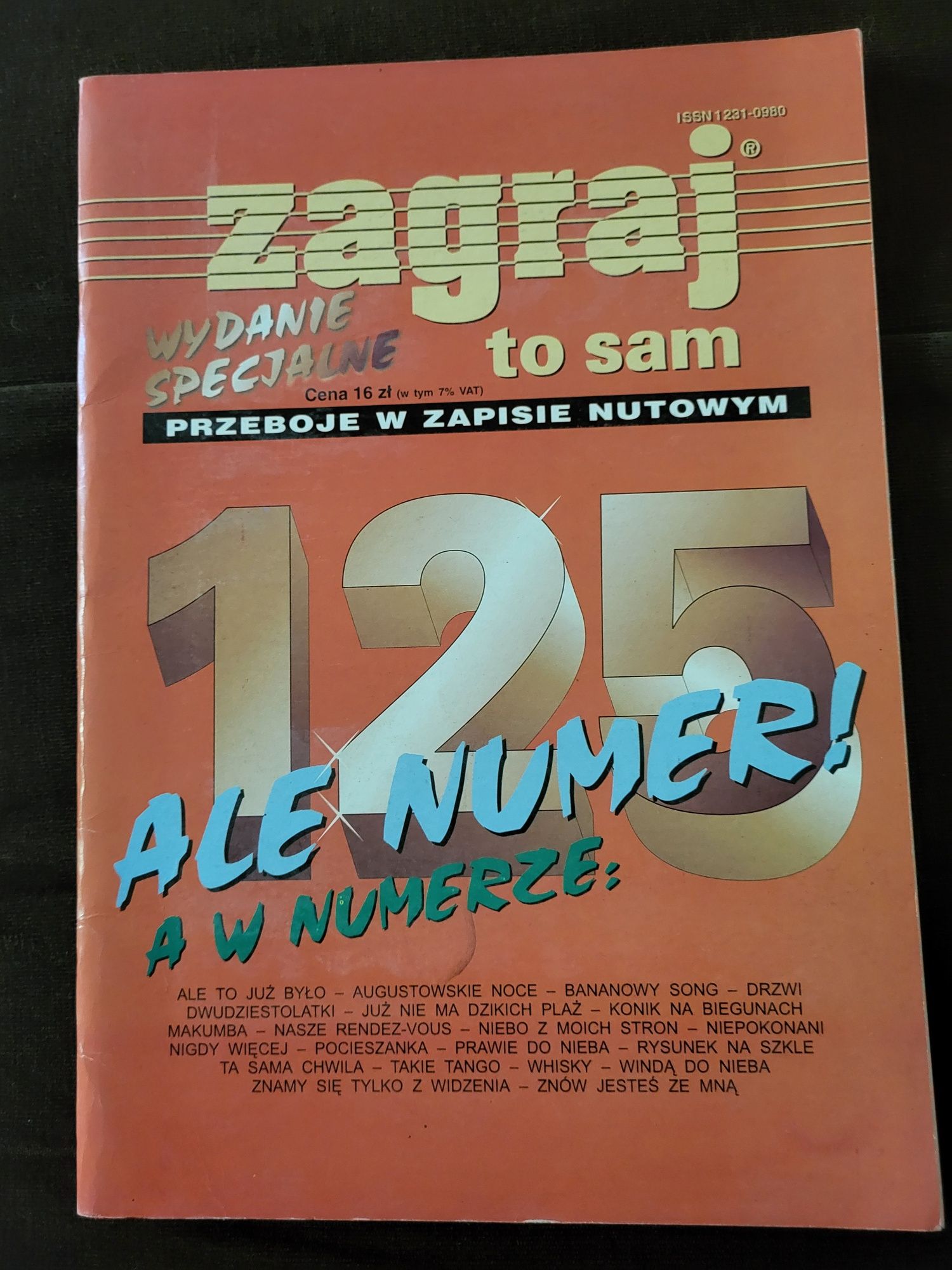Zagraj to sam - przeboje w zapisie nutowym. Wydanie specjalne.