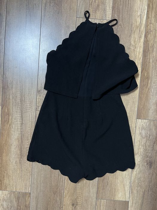 Комбінезон літній чорний з сіточкою на спині