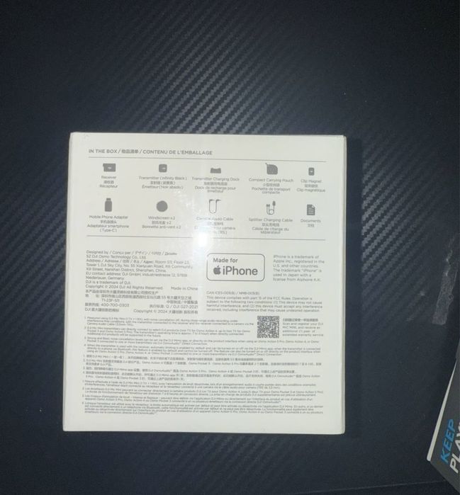 DJI Mic Mini компактний бездротовий мікрофон (1TX+1RX) є в наявності