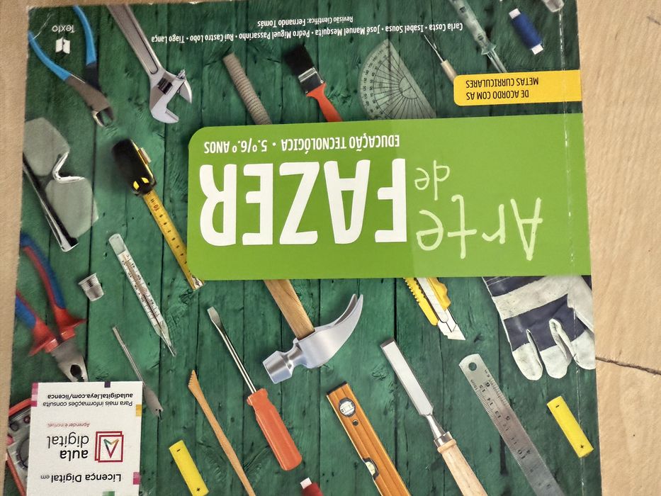 Arte de Fazer 5.º e  6.ºano - Educação Tecnológica (ET) Manual