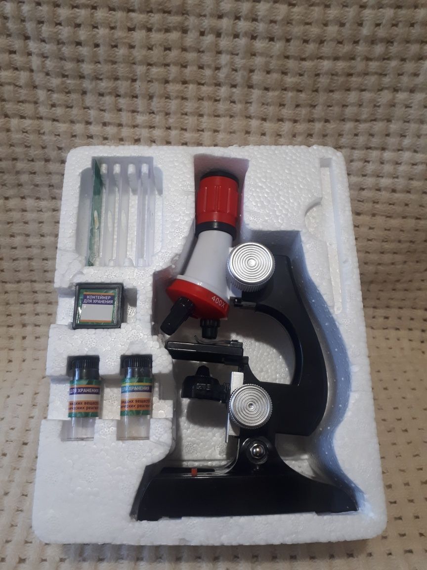 Набор игровой микроскоп со светом "Профессор"