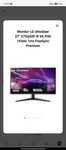 Vendo monitor gaming LG