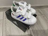 Buty adidas Disney Mickey 27 białe na rzep rewelacyjne