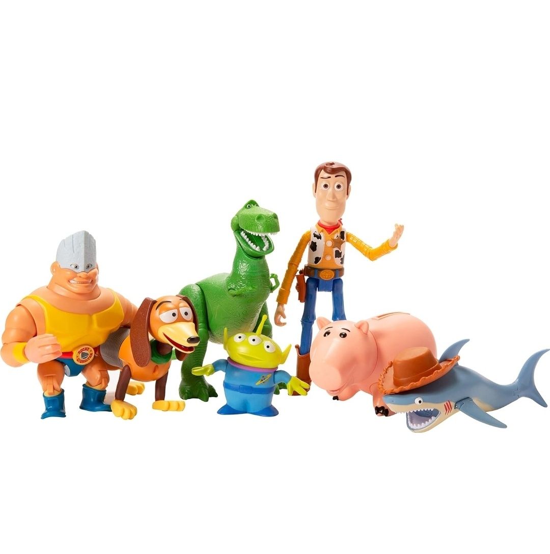 Ігровий набір з 7 фігурок Disney Pixar Toy Story Вуді История игрушек