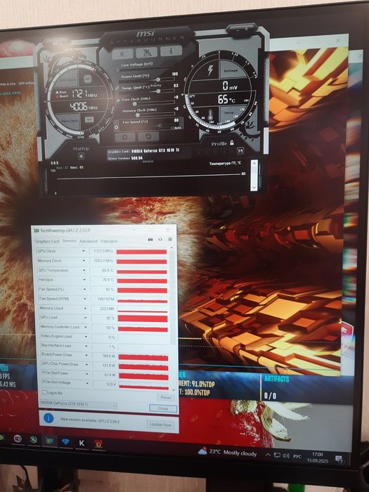 Видеокарта КАК НОВАЯ ASUS TURBO GTX 1070 Ti 8GB пломба др.