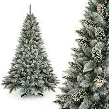 Choinka sztuczna SOSNA PERŁOWA 250 cm ze stojakiem PREMIUM