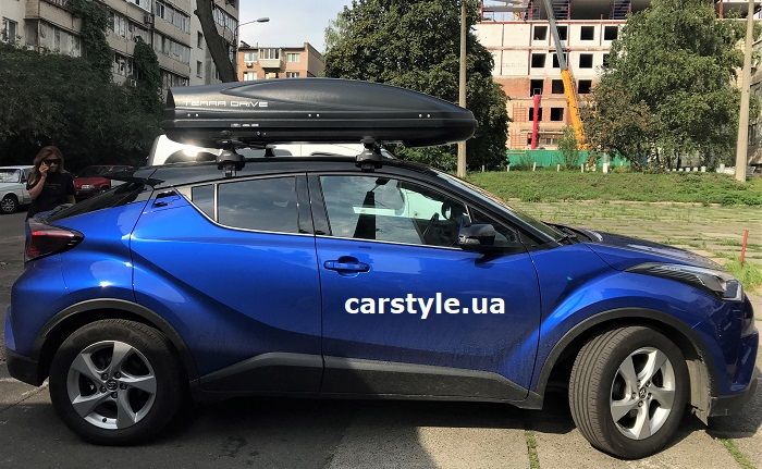 Бокс на крышу авто Terra Drive 480 литров черный матовый 196*75*43 БУ