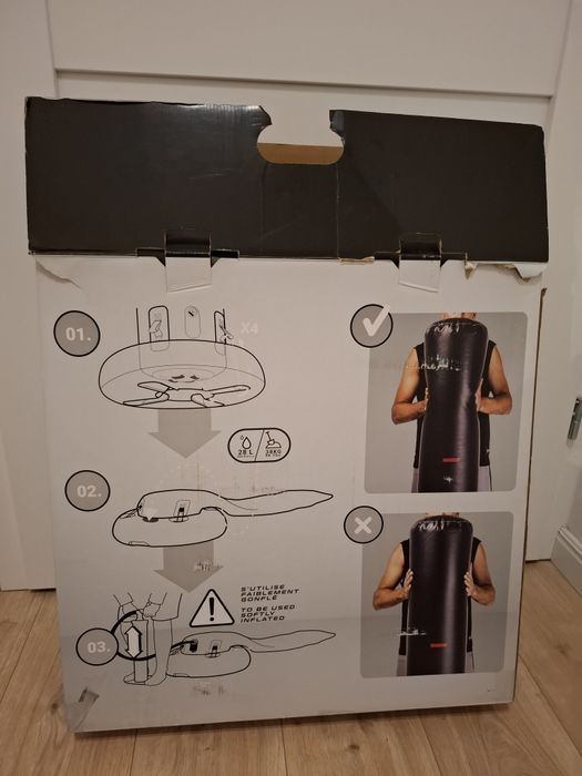 Worek bokserski treningowy pompowany