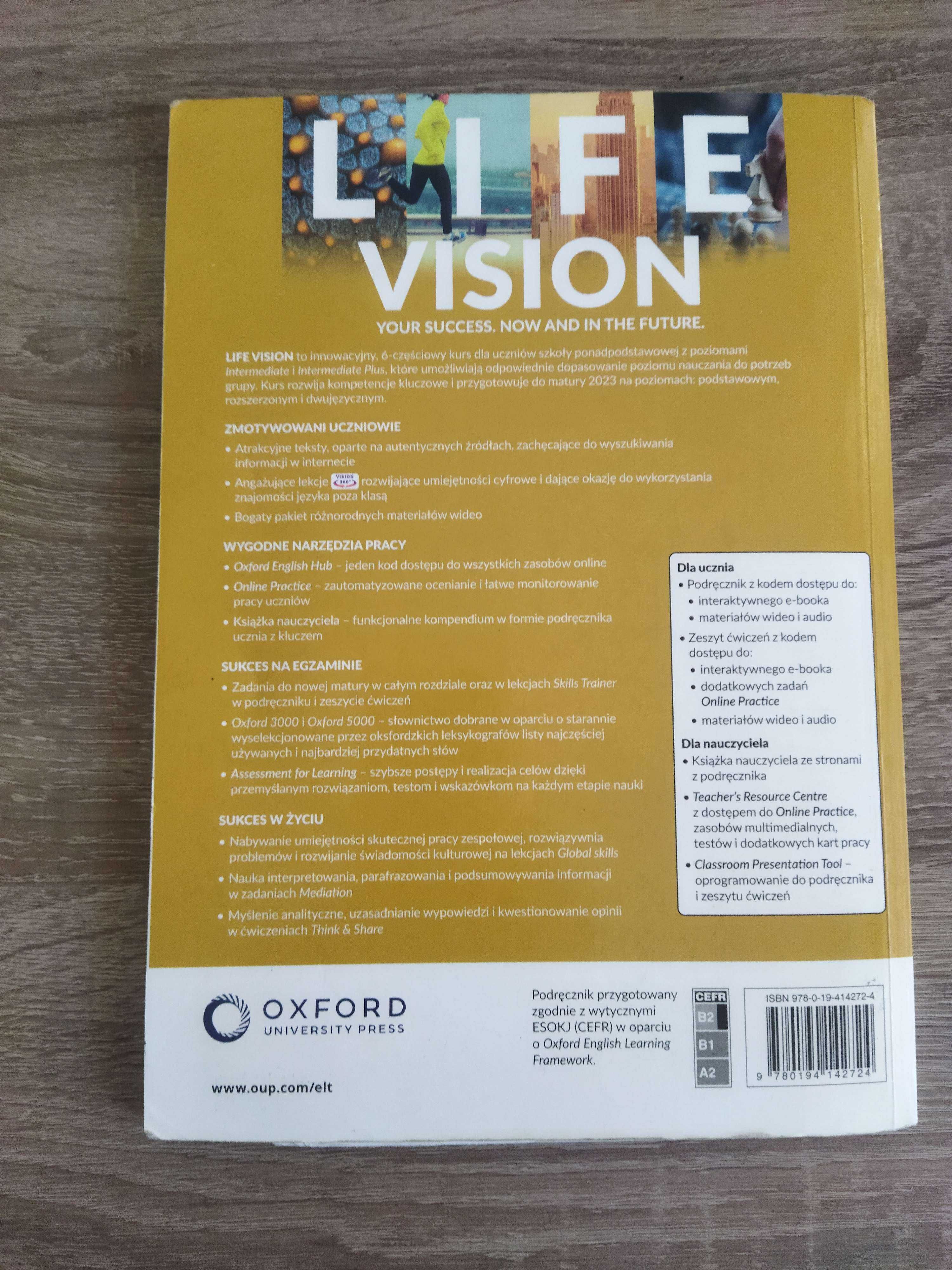 Life Vision Student's Book Upper Intermediate B2 Oxford