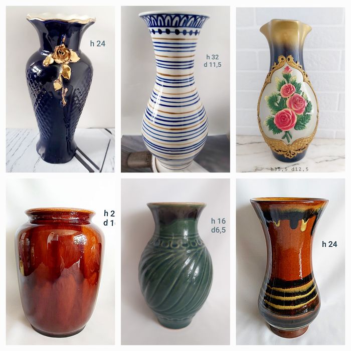 Ваза Васильківська майоліка маньківська майолика
