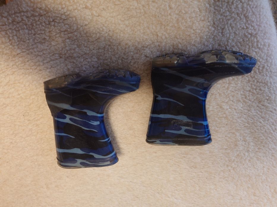 Kalosze dziecięce moro  świecące 24