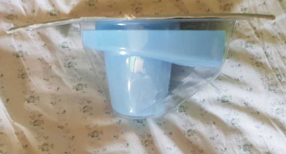 Kubek z podstawką Laguna Bisk Błękit 50700