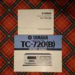 Magnetofon Yamaha TC720 - oryginalna instrukcja obsługi