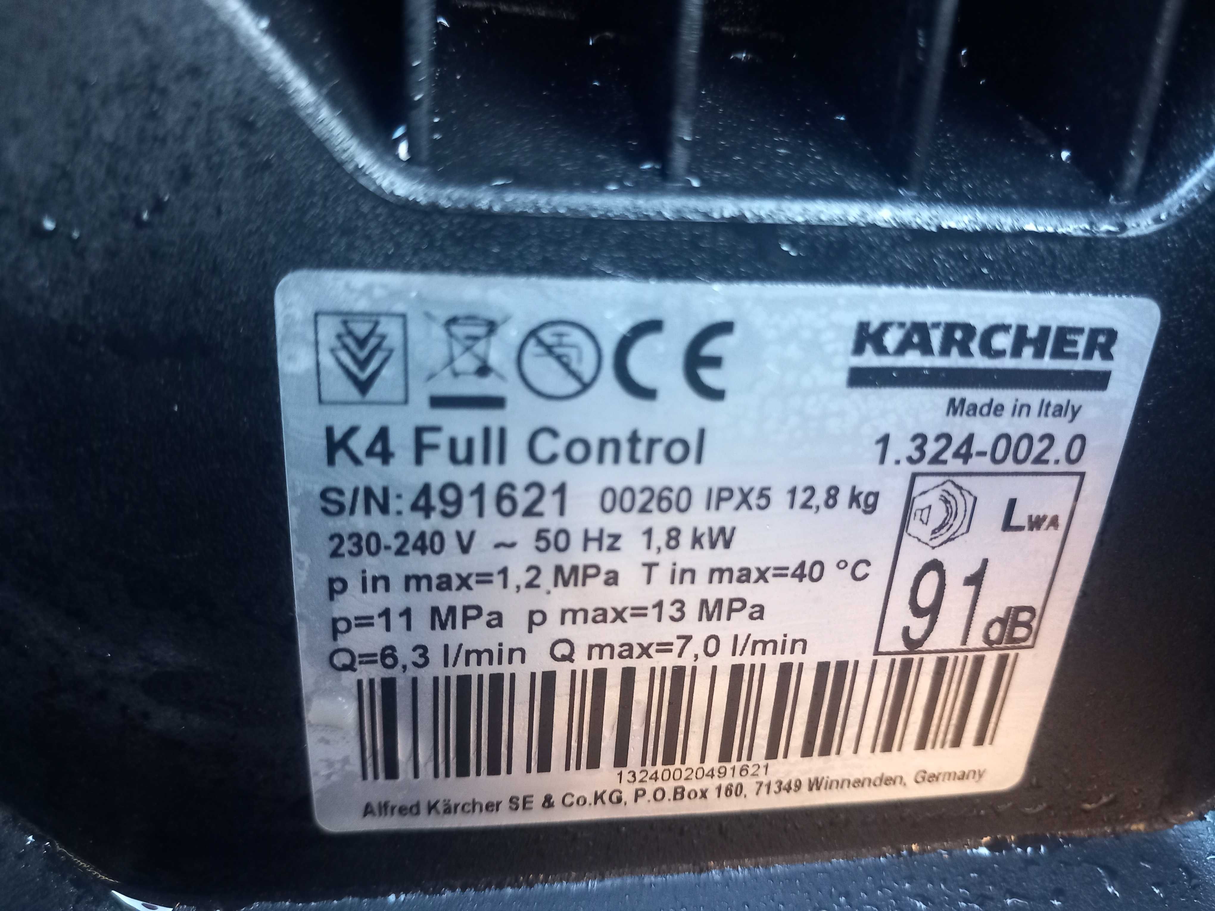 Myjka ciśnieniowa Karchewr K 4 full control