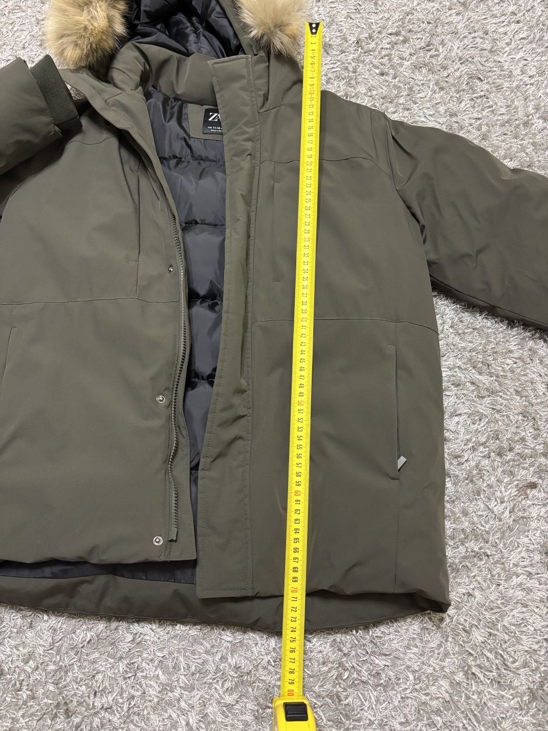 Куртка пухова  пуховик ZARA 152р НОВА