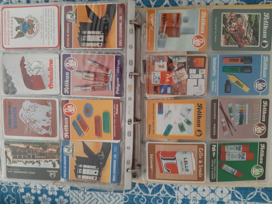 Calendários da década de 80 e 90