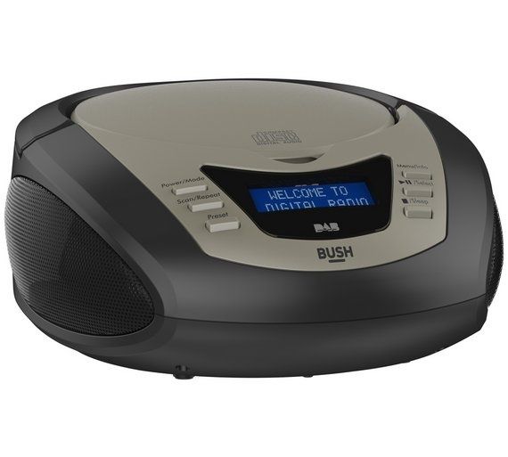 Boombox Bush DAB CDDAB212 Odtwarzacz CD Radio Cyfrowe