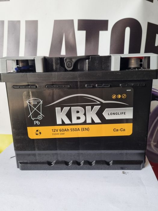 Akumulator KBK 60AH. 550A