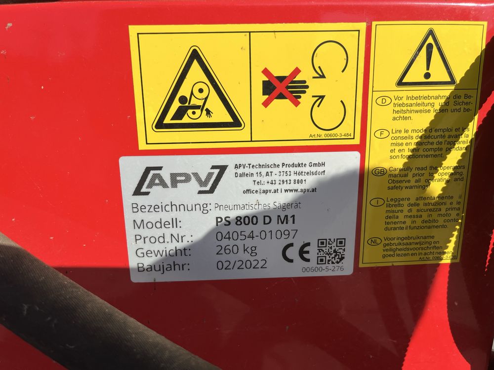 Siewnik do poplonów APV