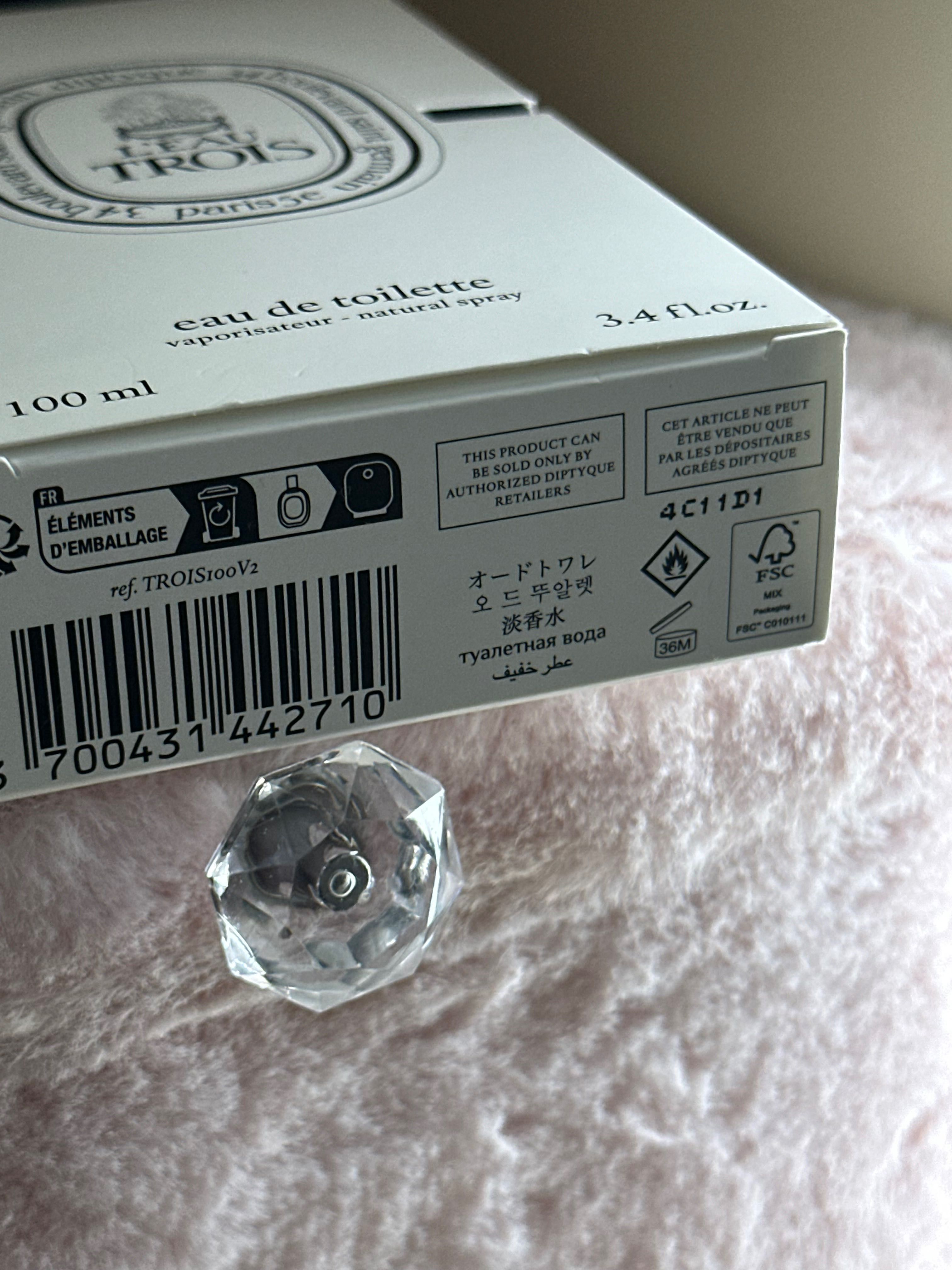 Flakon perfum Diptyque kolekcjonerski prawie pusty flakon po perfumach