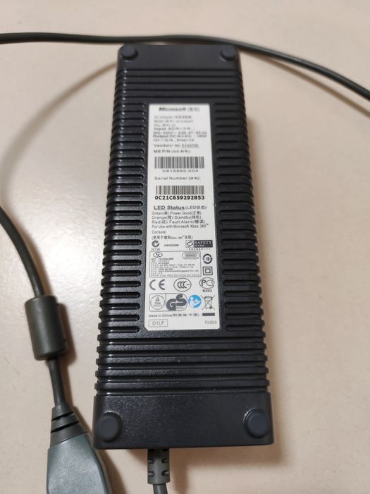 Carregador / Transformador Microsoft XBOX 360 HP-A1502P2
