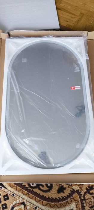 Lustro łazienkowe 600x1000mm, LED, Bluetooth, antypara.