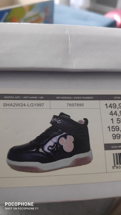 Botki COOL CLUB  MINNIE MOUSE  niebieskie 30